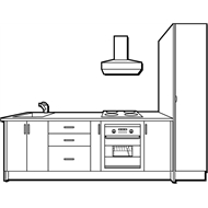 Kaboodle Kitset 150mm Base Carcase White  Bunnings Warehouse