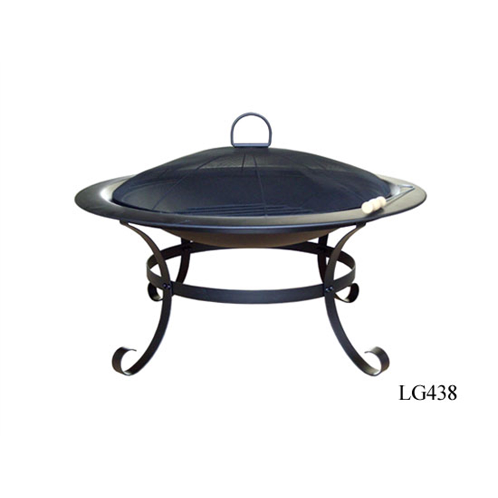 Jumbuck Fire Pit Brazier Round Black Bunnings Warehouse