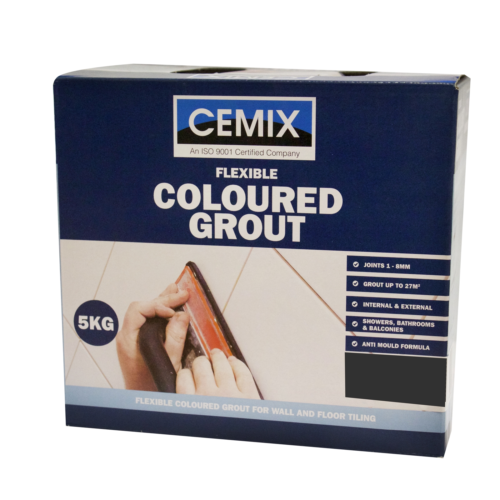 Cemix Tile Grout Ultrafine 5kg Charcoal Bunnings Warehouse