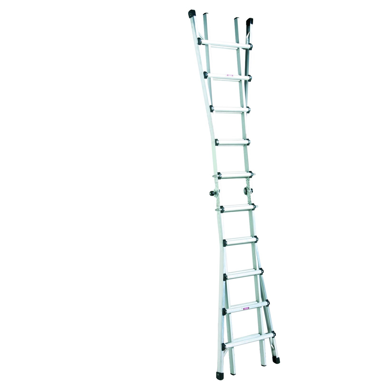 Rhino 120kg Aluminium Mighty 19 MultiPurpose Ladder Bunnings Warehouse