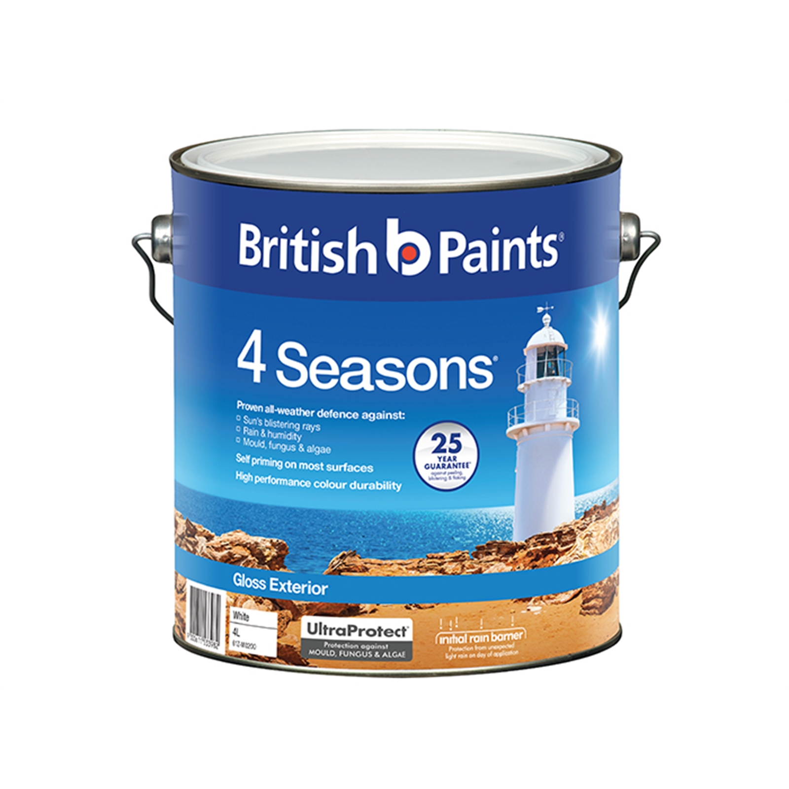 British Paints 4 Seasons 4L White Gloss Exterior Paint Bunnings Warehouse British Paints 4 Seasons 4L White Gloss Exterior Paint Bunnings Warehouse