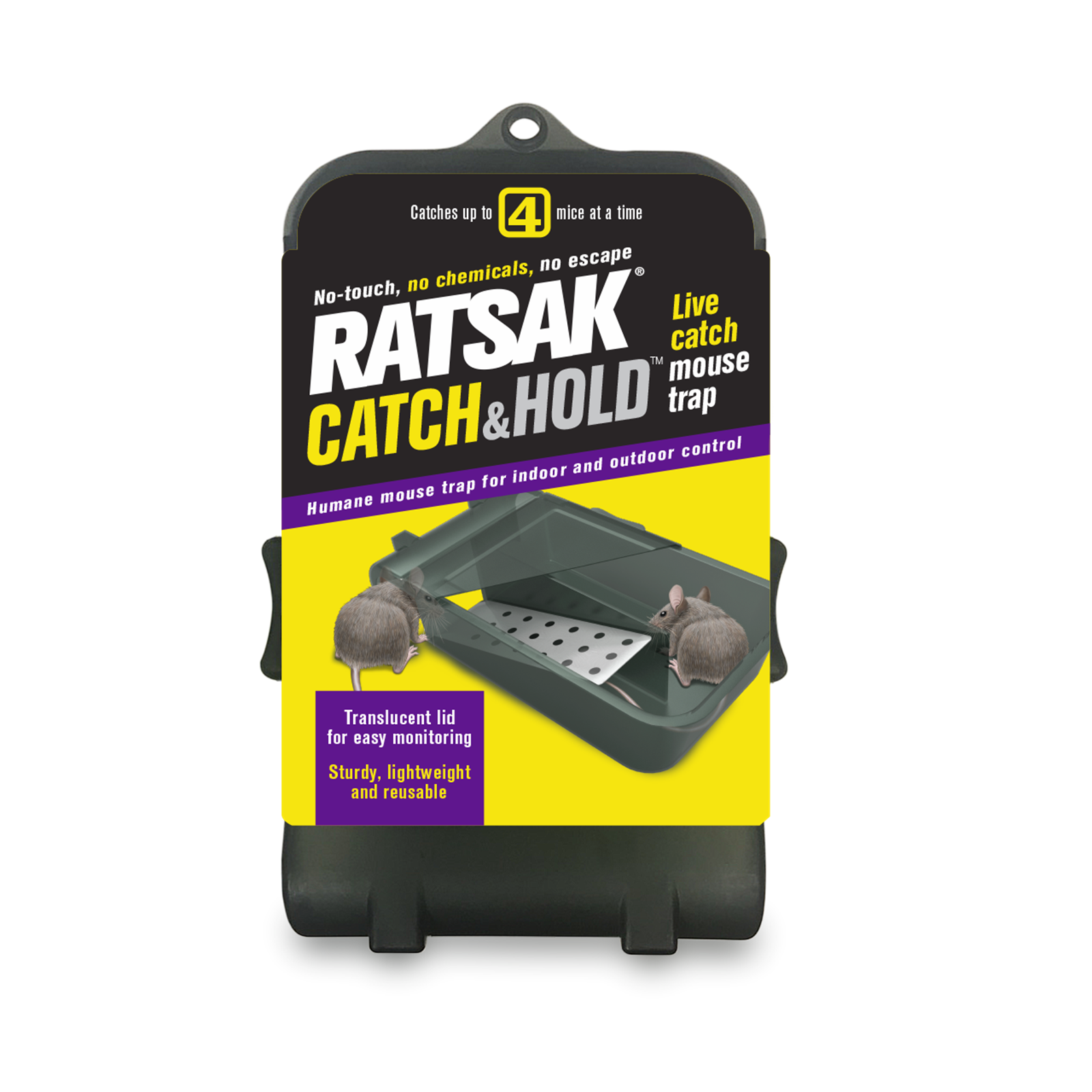 Ratsak Live Catch And Hold Mouse Trap Bunnings Warehouse