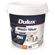 Dulux 10L Strong White Low Sheen Wash&Wear +PLUS Super ...