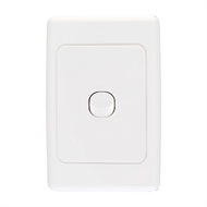 Deta White Single Vertical Switch | Bunnings Warehouse