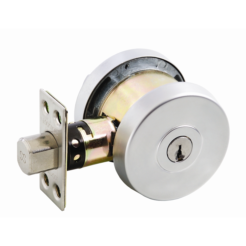 Lockwood Paradigm 005 Deadbolt Satin Chrome Bunnings Warehouse