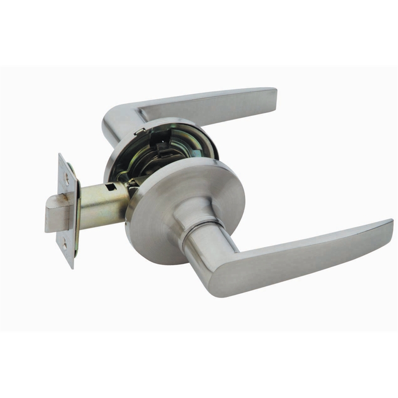 Schlage Jupiter Passage Lever Set Satin Chrome Plated Bunnings Warehouse