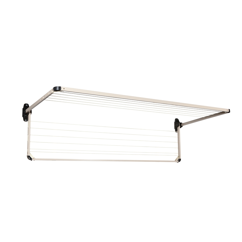 Daytek Twin Fold Down Clothesline Iron Grey Bunnings Warehouse