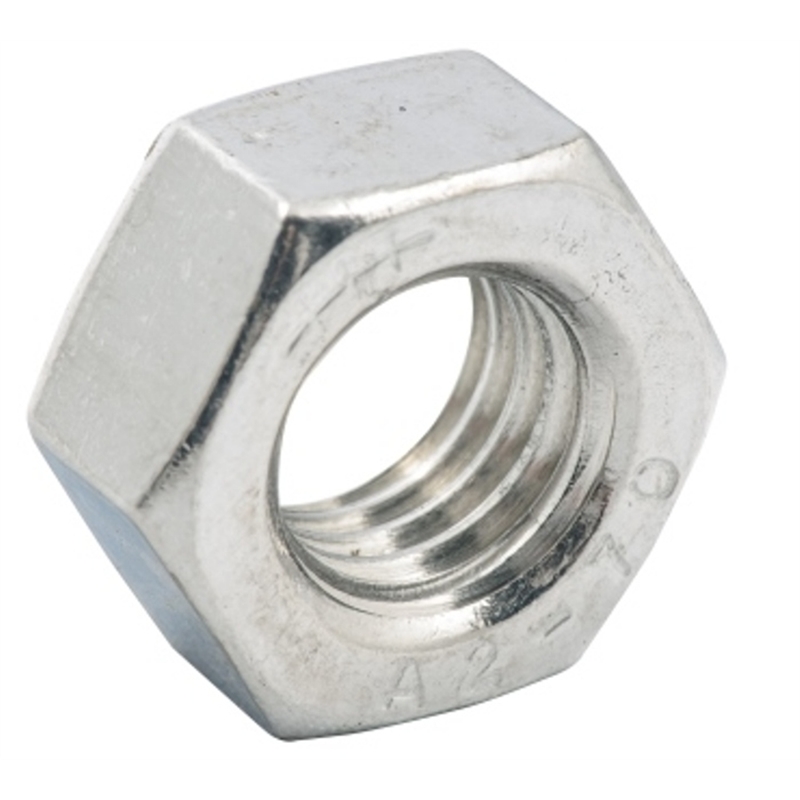 Zenith Hex Nut 3/16" 304 Stainless Steel Bunnings Warehouse