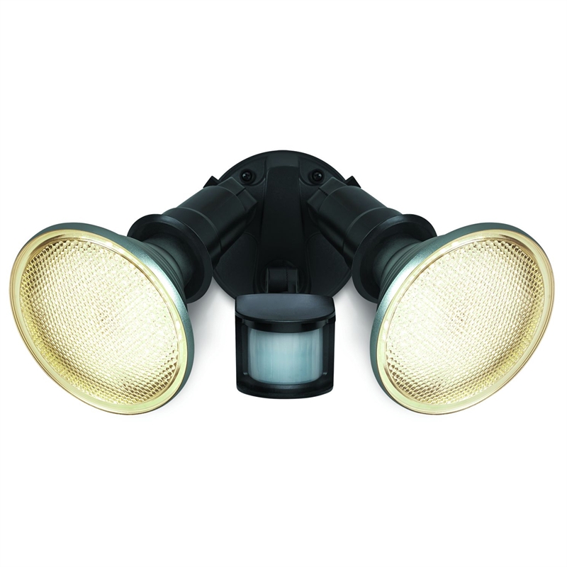 HPM LED Twin Security Light with Sensor Bunnings Warehouse
