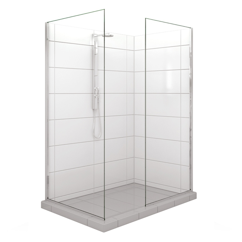 Stein VSeries WalkIn 1500x1000mm Shower Door Kit Bunnings Warehouse