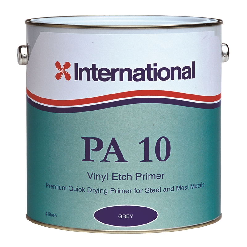 International PA10 Vinyl Etch Primer 4L Black Bunnings Warehouse