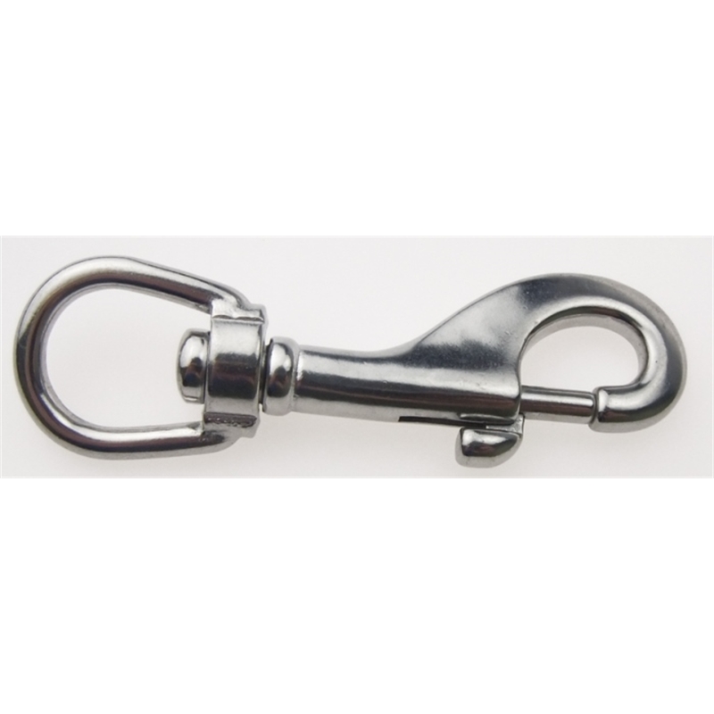 Zenith Snap Hook Swivel Eye 316 Stainless Steel 5 x 88mm Bunnings