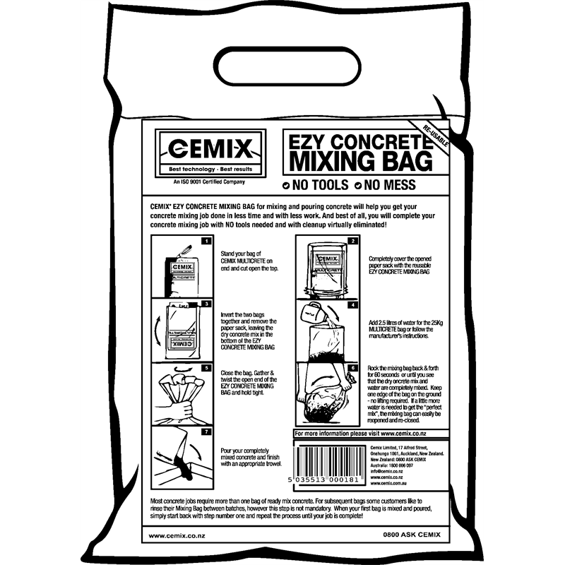 Concrete Mixing Bag SKU 00551780 Bunnings Warehouse