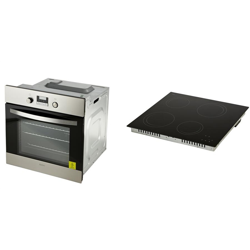 Bellini 600mm Ceramic Hob & Stainless Steel Oven Combo SKU 05102436