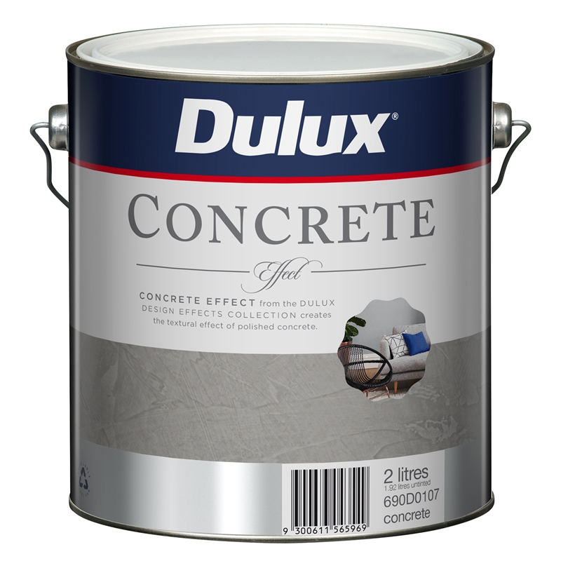 Dulux 2L Concrete Design Effect Paint | Bunnings Warehouse