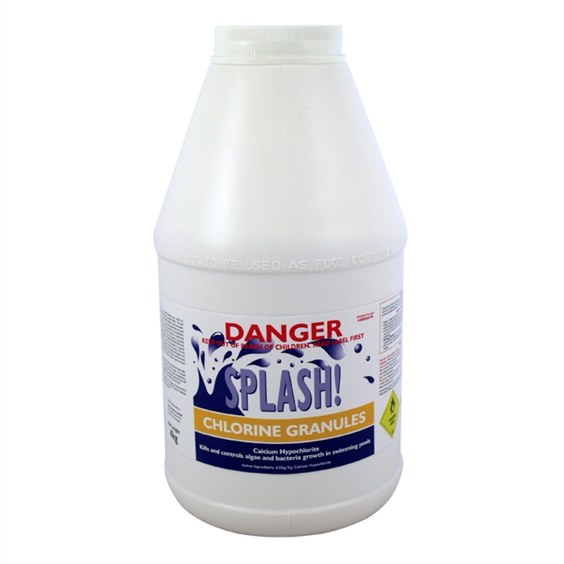 Splash Pool Chlorine Granules 4kg PCG04 SKU 00114325 Bunnings Warehouse