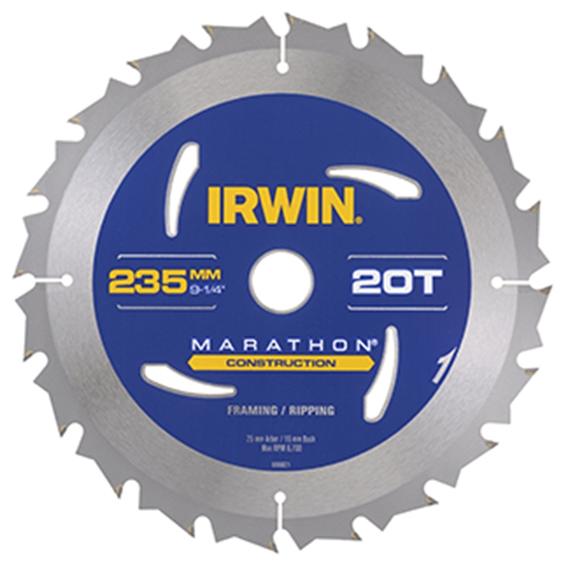 Irwin Marathon Circular Saw Blade 235mm 20T Bunnings Warehouse