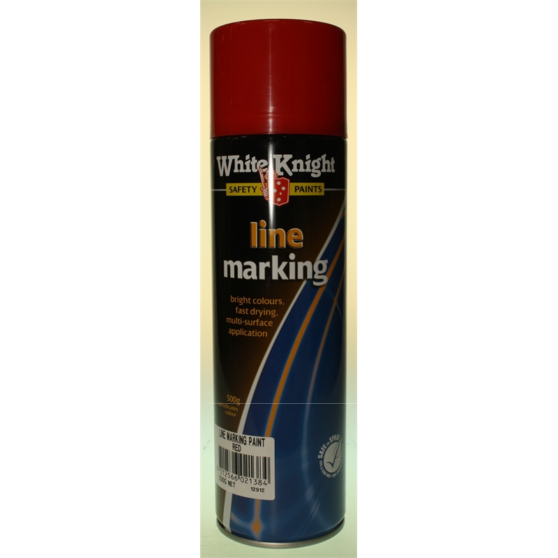 White Knight Line Marking 500g Red Spray Paint Bunnings Warehouse