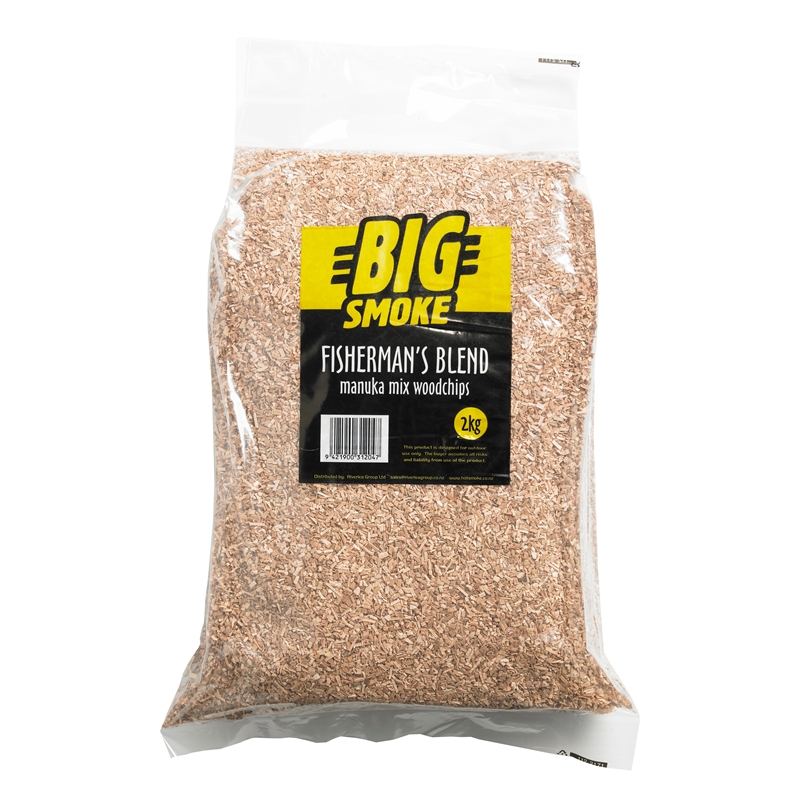 Big Smoke Fisherman's Blend Wood Chips 2kg Bunnings Warehouse