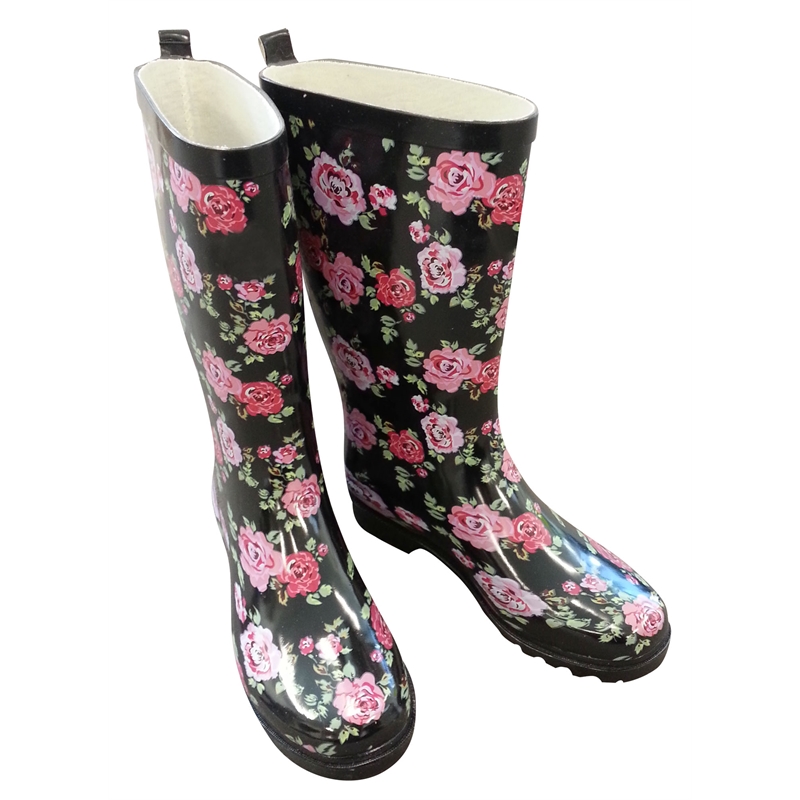 Troopers Womens Rubber Gumboots Size 9 Floral Bunnings Warehouse
