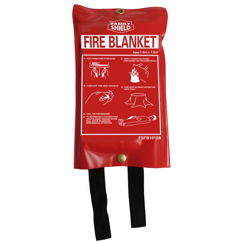 Family Shield Fire Blanket 1m x 1m Bunnings Warehouse