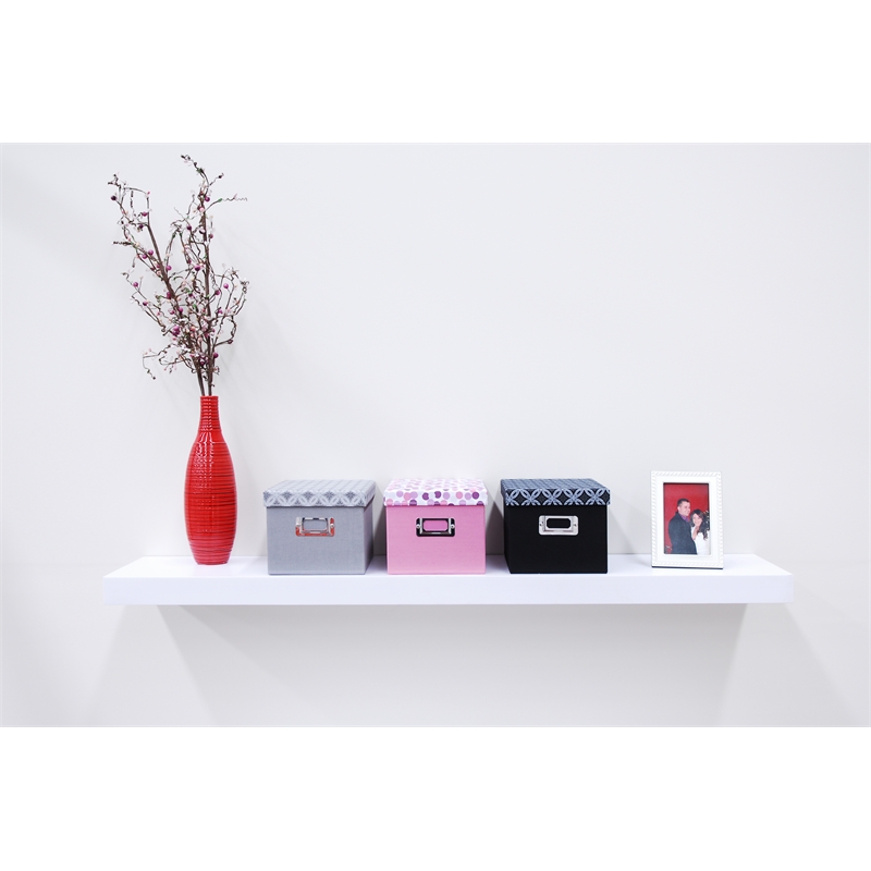 Handy Shelf Floating Shelf 250x250x38mm Matte White Bunnings Warehouse