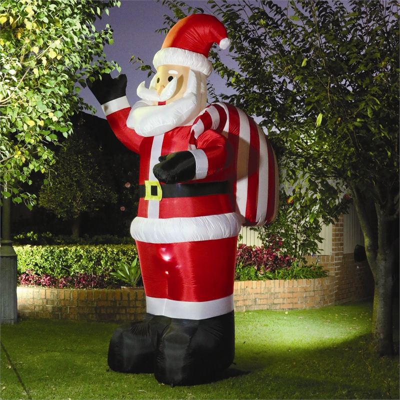 Lytworx Inflatable Santa with Gift Sack 3 metre | Bunnings Warehouse