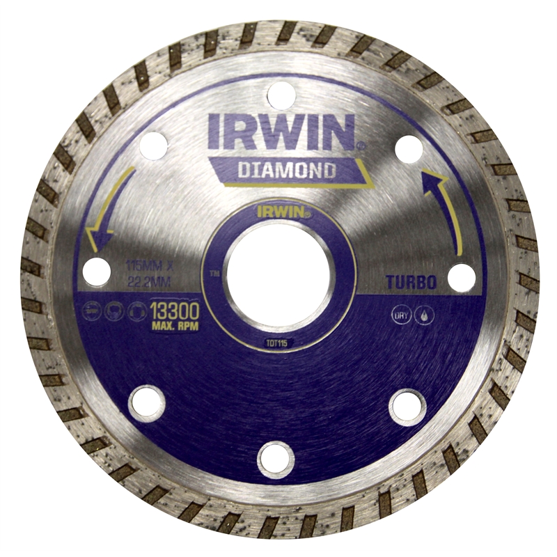 Irwin Turbo Diamond Cutting Wheel 125mm  Bunnings Warehouse