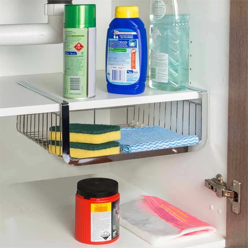 Zone Hardware Under Shelf Wire Rack Bunnings Warehouse