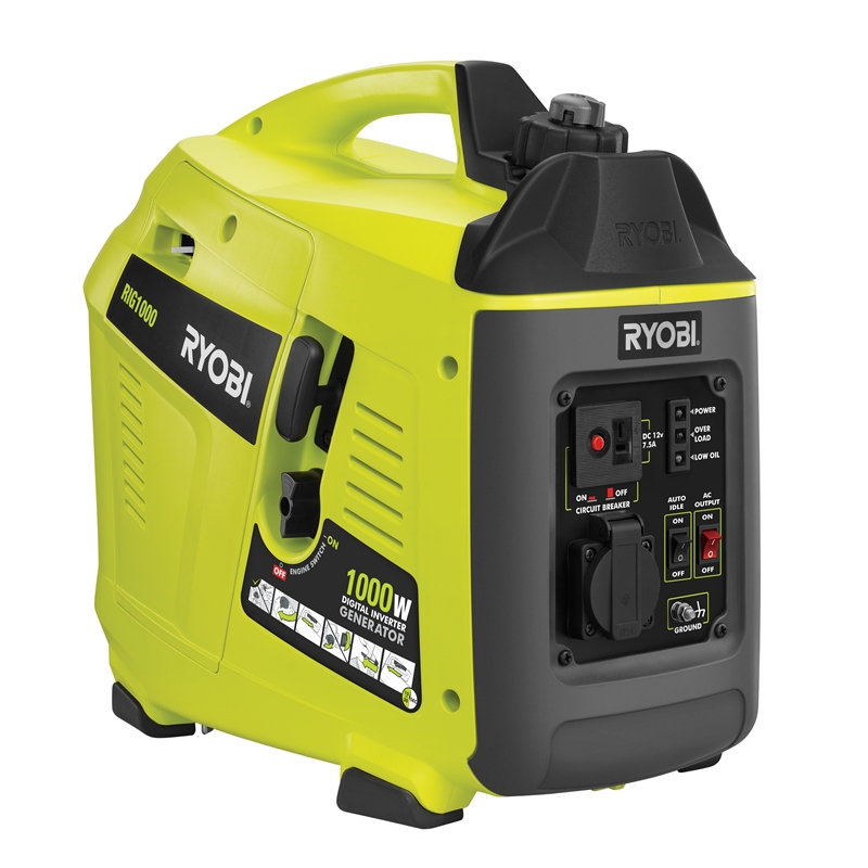 Ryobi 1000W Petrol Inverter Generator | Bunnings Warehouse