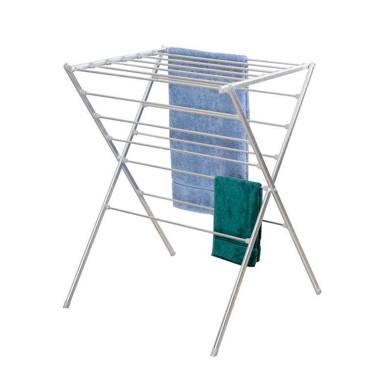 LTW Clothes Airer 16 Rail Aluminium Bunnings Warehouse