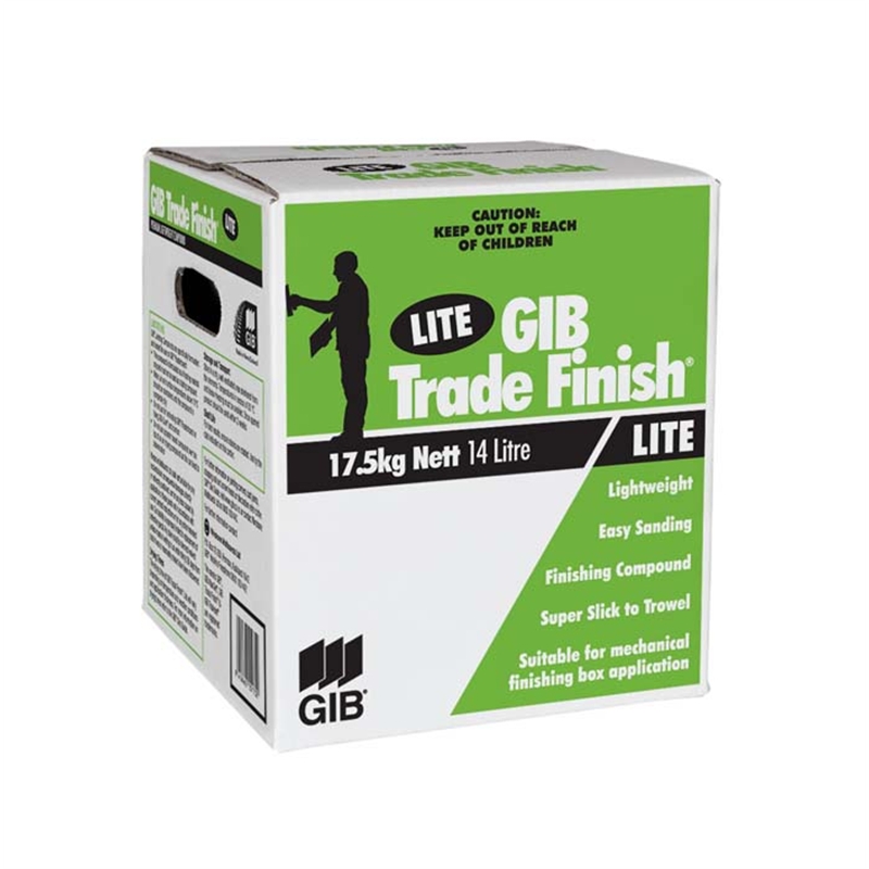 GIB Trade Finish® Lite 17.5kg Carton Bunnings Warehouse
