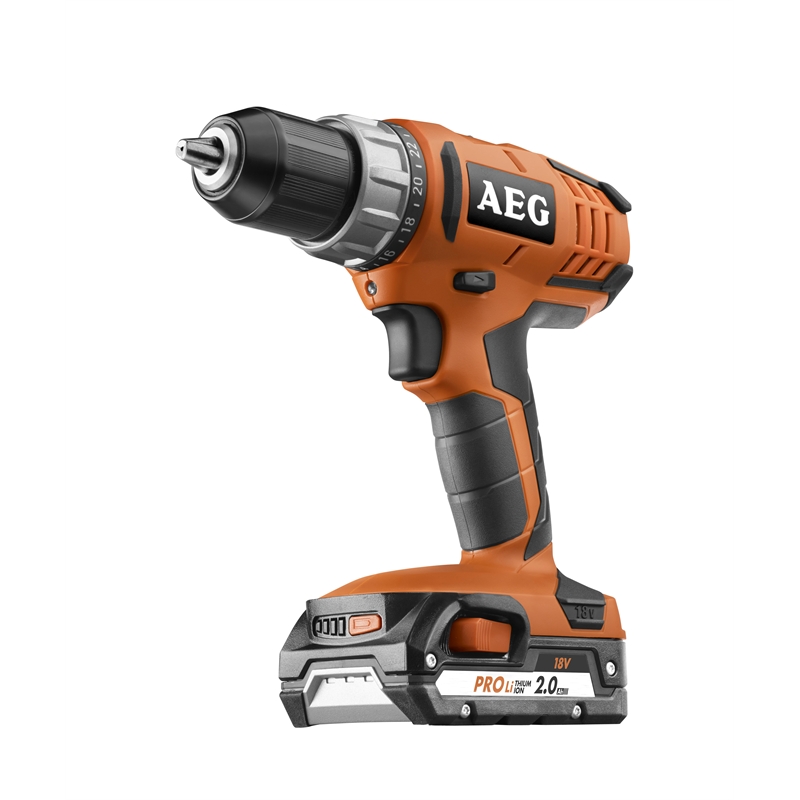 AEG 18V 2 x 2.0Ah Drill Driver Kit Bunnings Warehouse