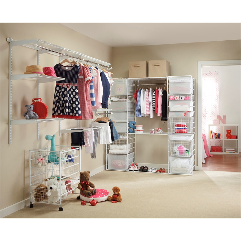Clever Closet 6 Runner Basket Kit White Bunnings Warehouse