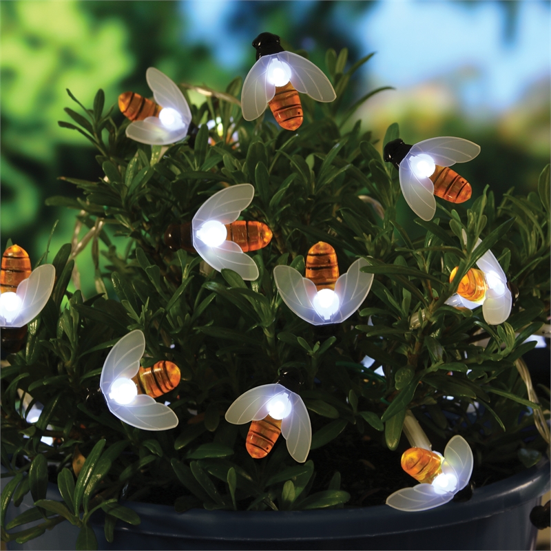Lytworx Solar Bee White LED String Lights 40 Set