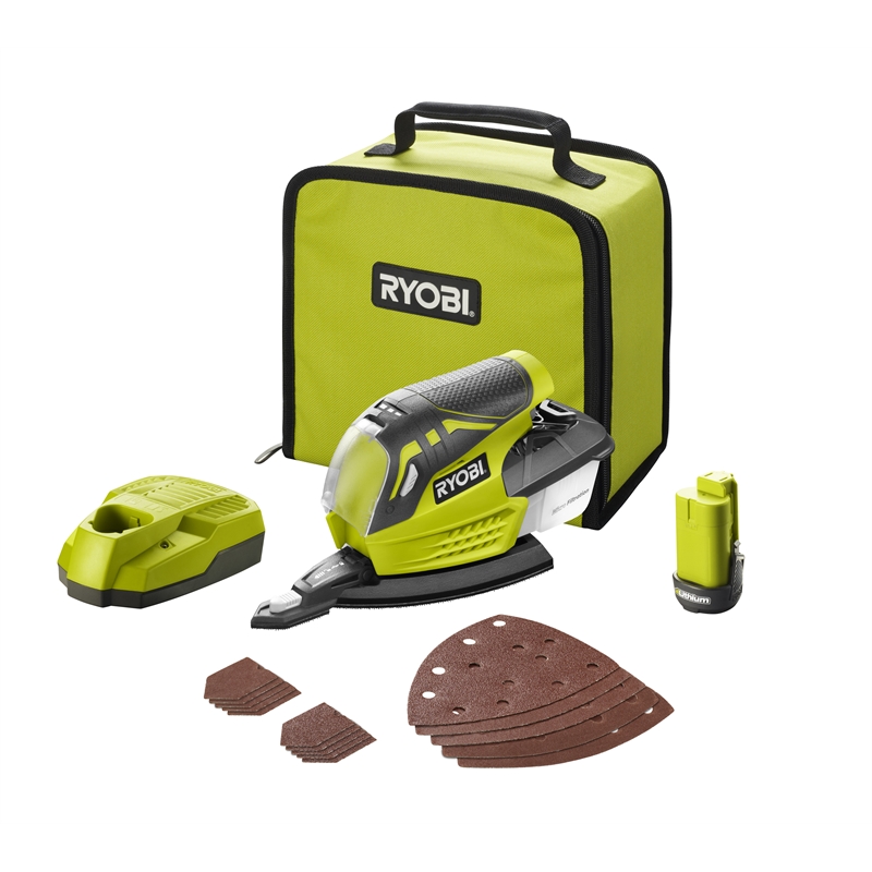 Ryobi Cordless Palm Orbital Sander Kit 12V Bunnings Warehouse