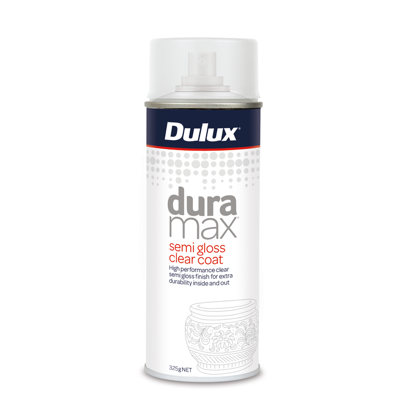 Dulux Duramax 325g Semi Gloss Clear Spray Paint Bunnings Warehouse