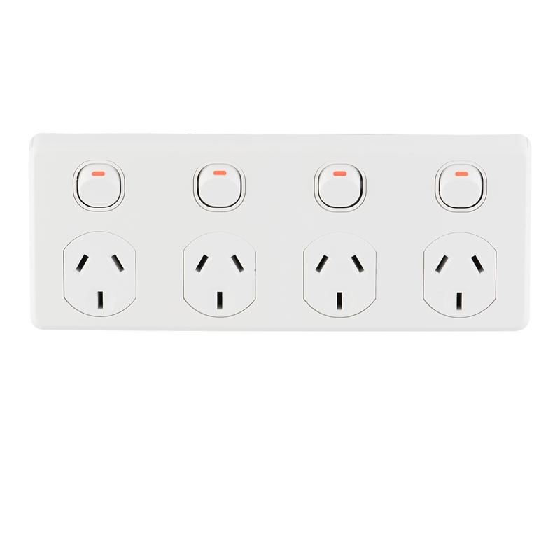 Deta White Quad Outlet Powerpoint Bunnings Warehouse
