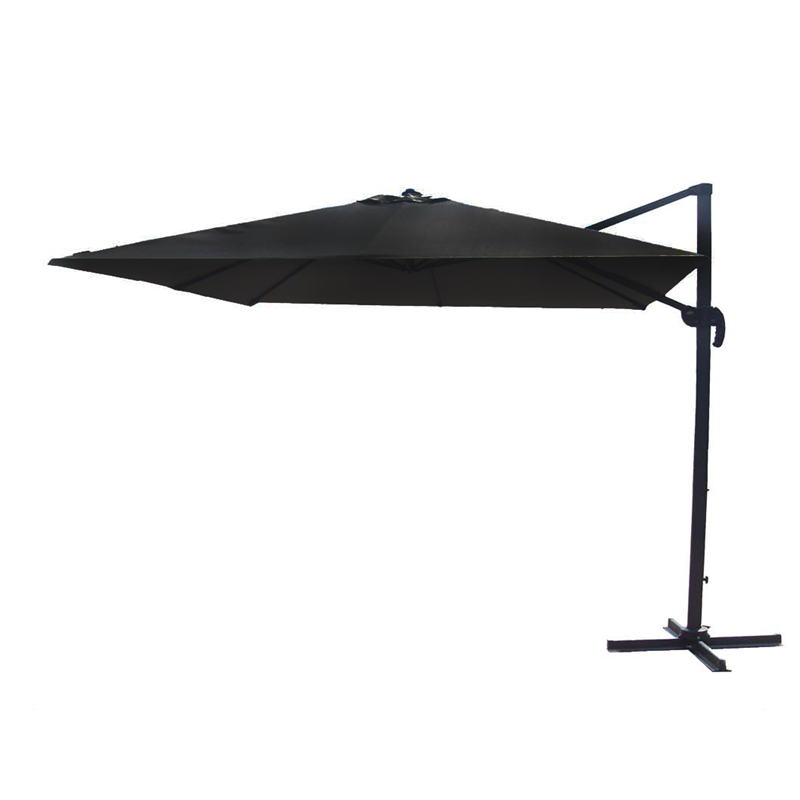Barcelona Cantilever Umbrella 3.5m Black Bunnings Warehouse