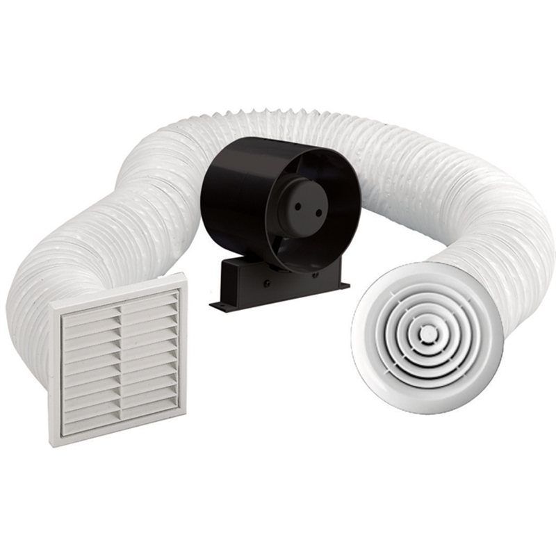 Manrose Shower Fan Kit 100mm White | Bunnings Warehouse