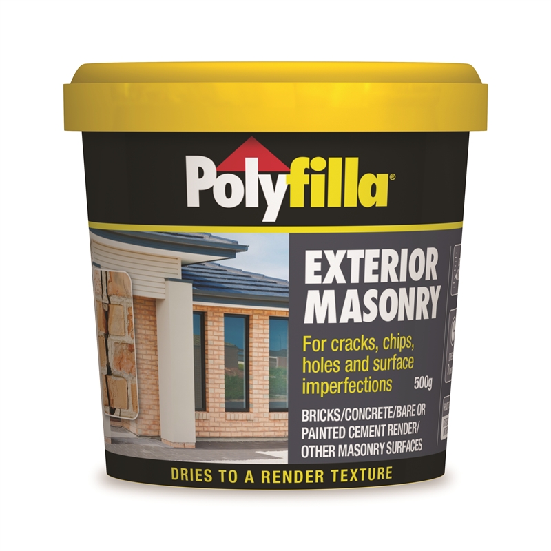 Polyfilla Exterior Masonry Poly 500g Grey Bunnings Warehouse