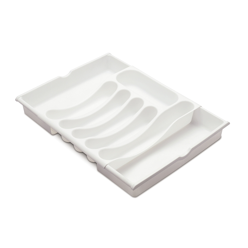 Sterilite Expandable Cutlery Tray White Bunnings Warehouse