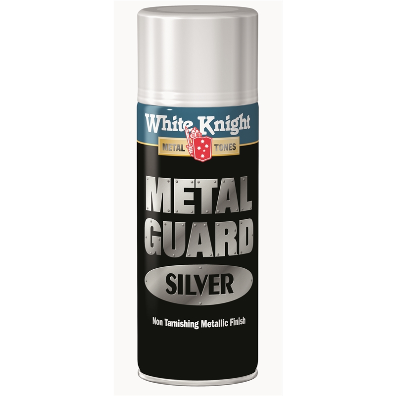 White Knight Metal Guard 300g Silver Spray Paint Bunnings Warehouse