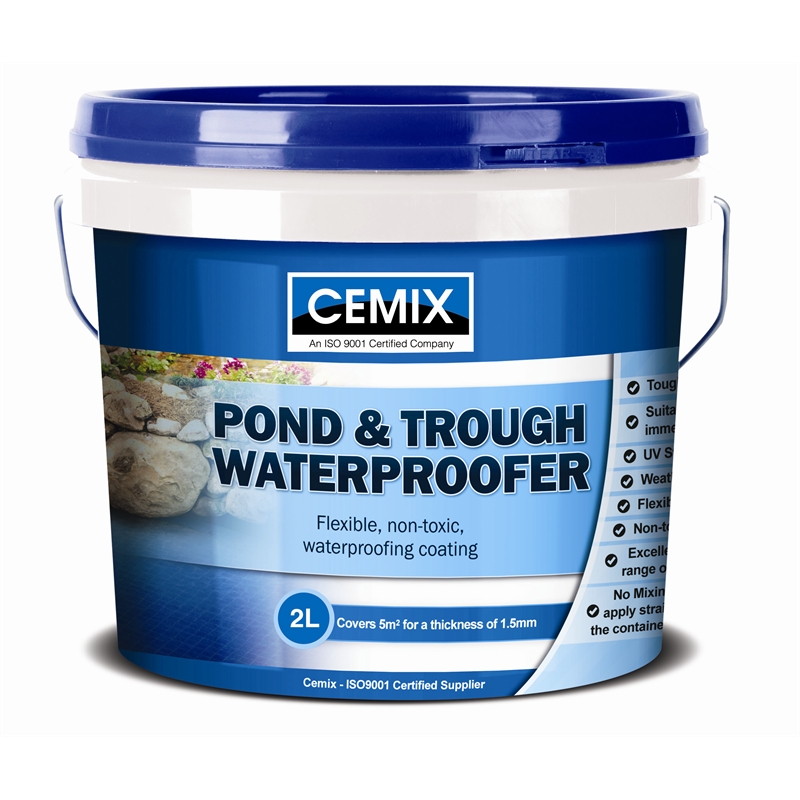 Cemix Pond & Trough Waterproofer 2L Blue | Bunnings Warehouse