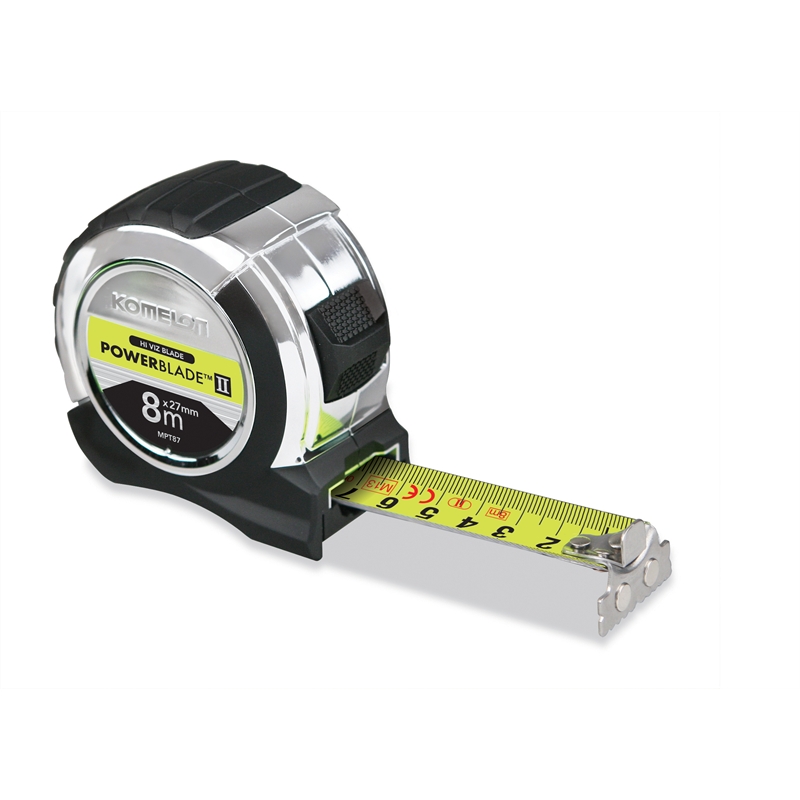 Komelon Hi Vis Tape Measure 27mmx 8m Bunnings Warehouse
