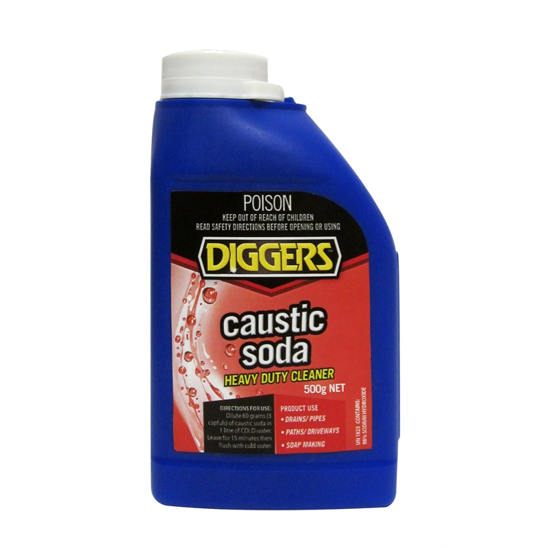 Diggers Caustic Soda 500g Bunnings Warehouse