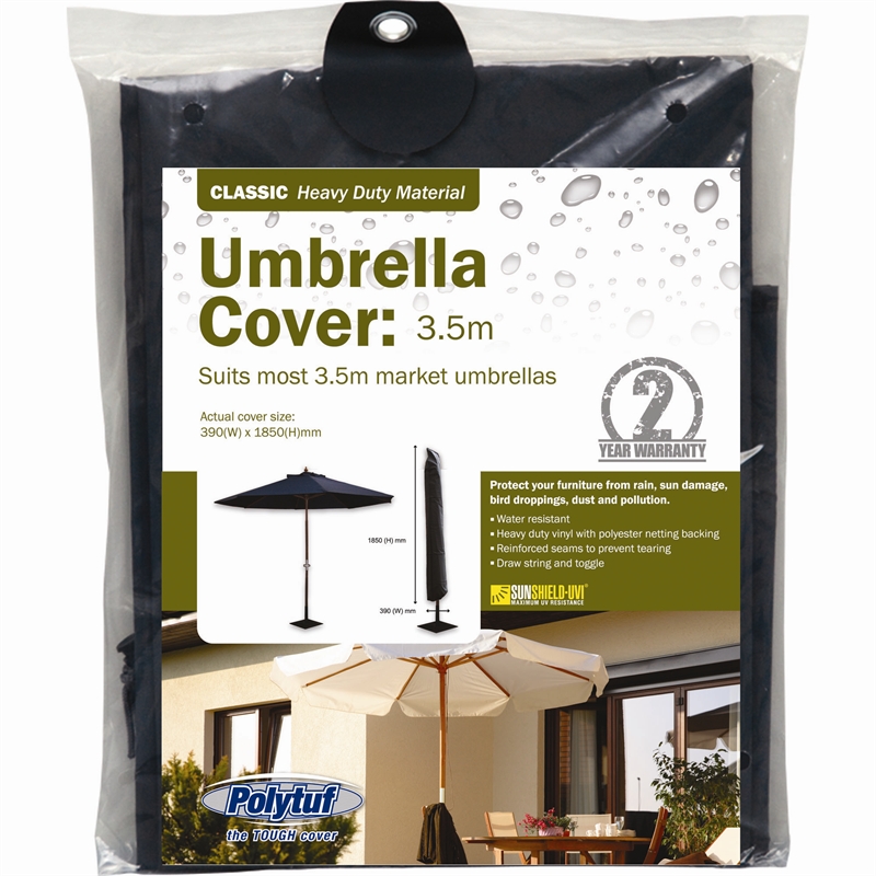 Polytuf Outdoor Umbrella Cover 3.5m Bunnings Warehouse