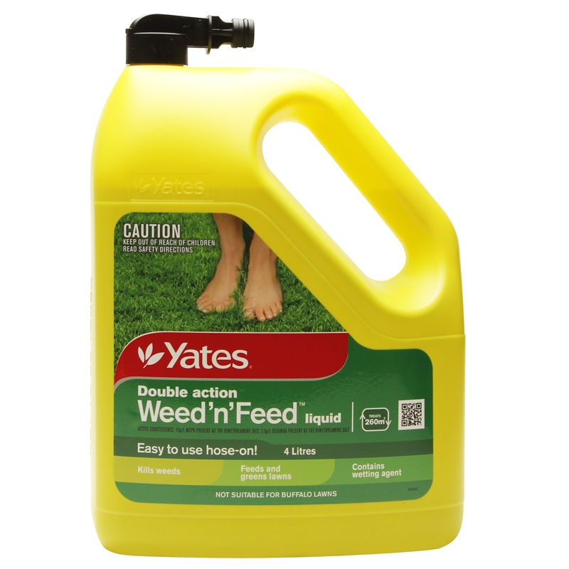 Yates Weed 'N' Feed 4L SKU 00114242 Bunnings Warehouse