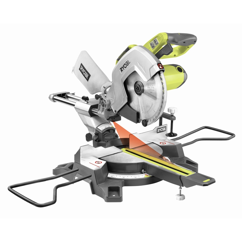 Ryobi 2200w 305mm Slide Compound Mitre Saw With Laser