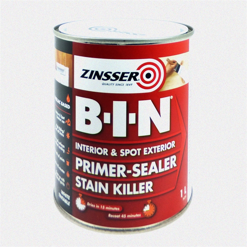 Zinsser B-I-N® Primer Sealer 1L White | Bunnings Warehouse